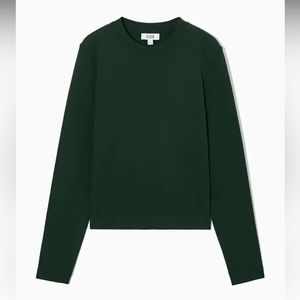 COS Regular fit Heavy fit long sleeved t shirt